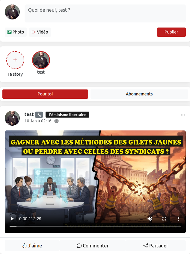 Fil d'actualité